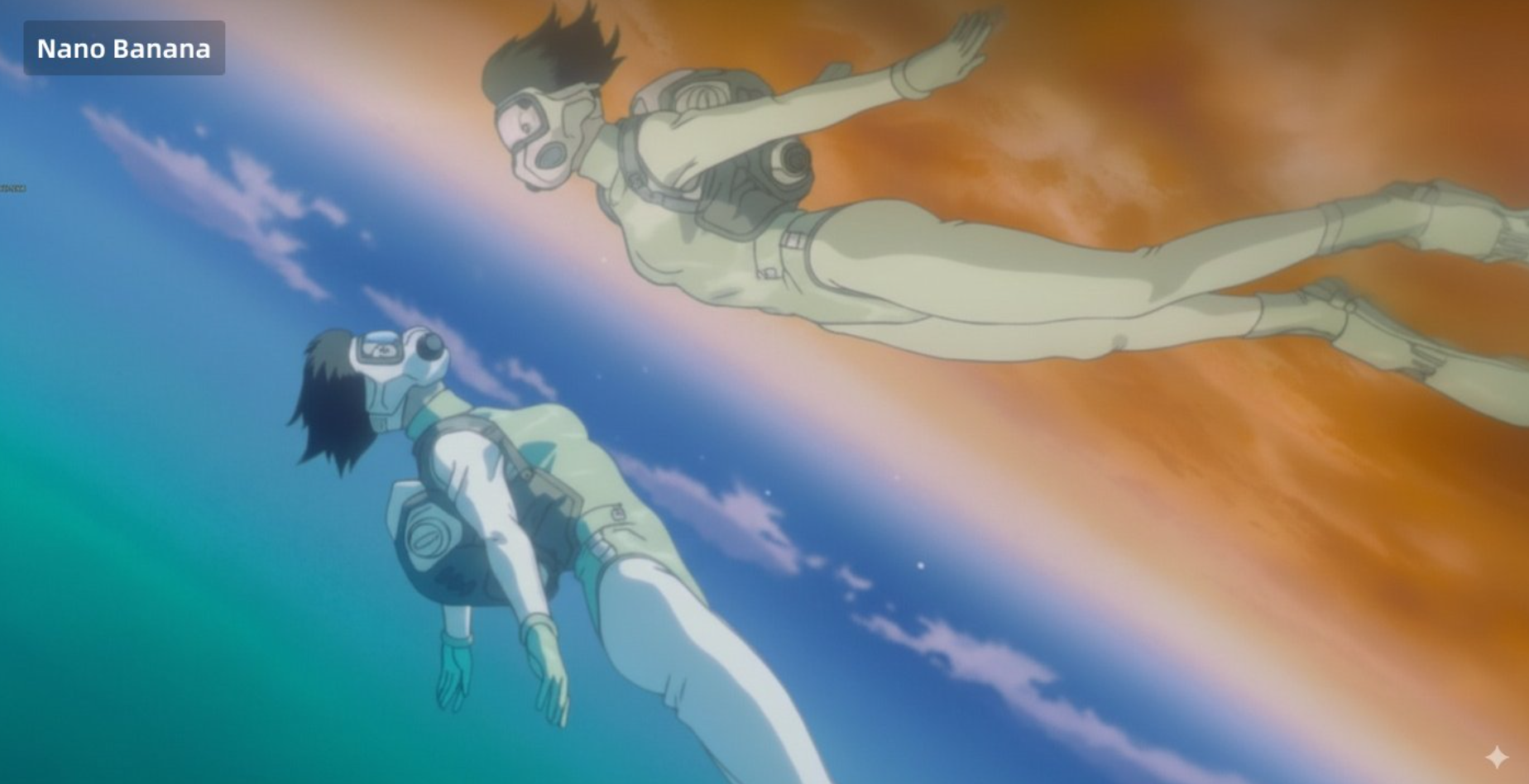 Enhance the resolution of this old image and add the appropriate texture details, reinterpreting it with modern anime techniques.
